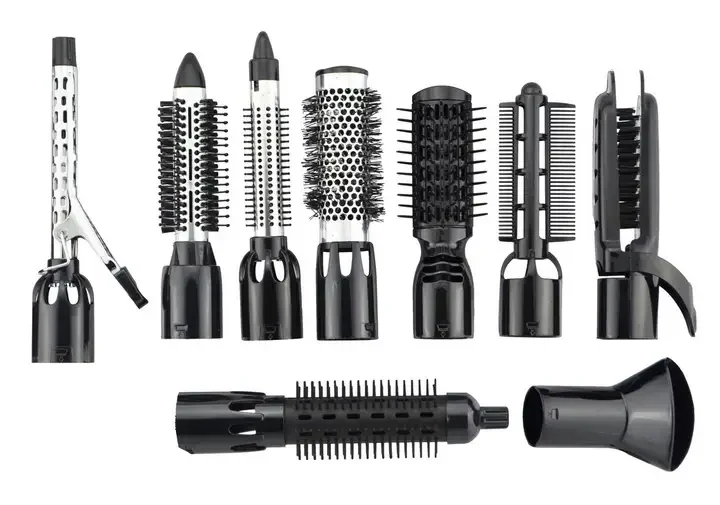 Фен-стайлер для волосся 10 в 1 1000 Вт з 9 насадками та іонізацією Gemei GM-4835-7022