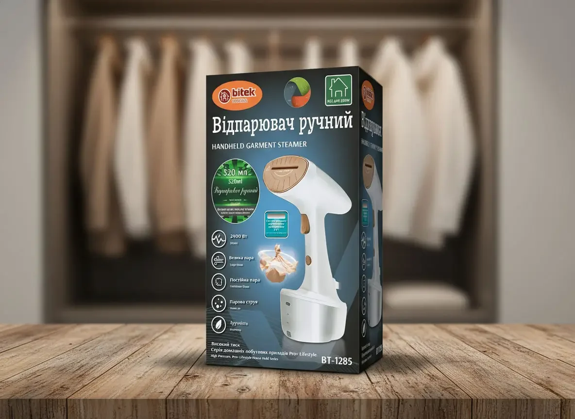 Відпарювач ручний з щітками 2400Вт 320мл BITEK BT-1285W