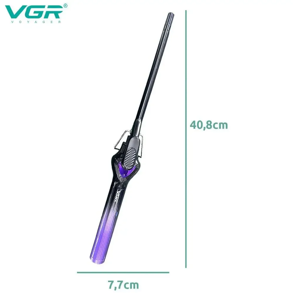 Плойка для волосся афрокудрі 10 мм 32 Вт з LCD-дисплеєм VGR V-573-6249